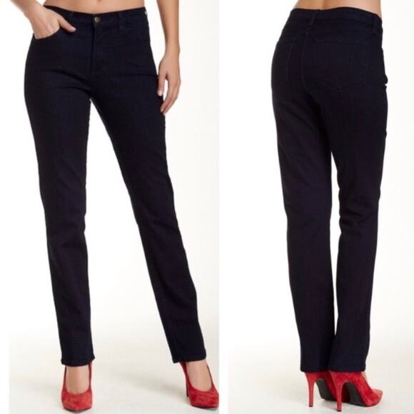NYDJ Not Your Daughters Jeans dark blue high rise skinny jeans NEW 0 - Picture 2 of 6
